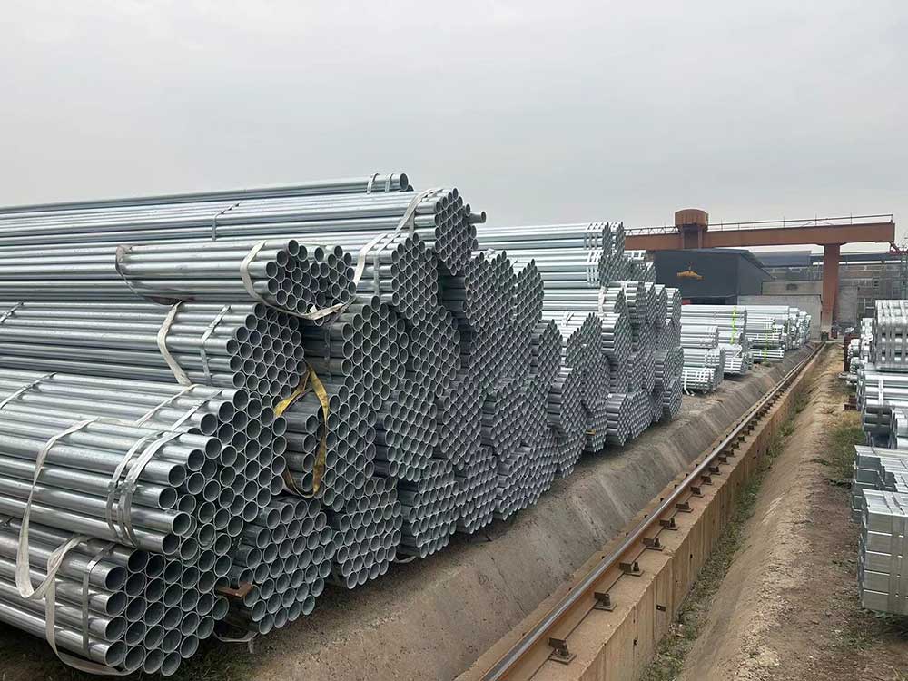 the hot-dip galvanizing steel pipe production process